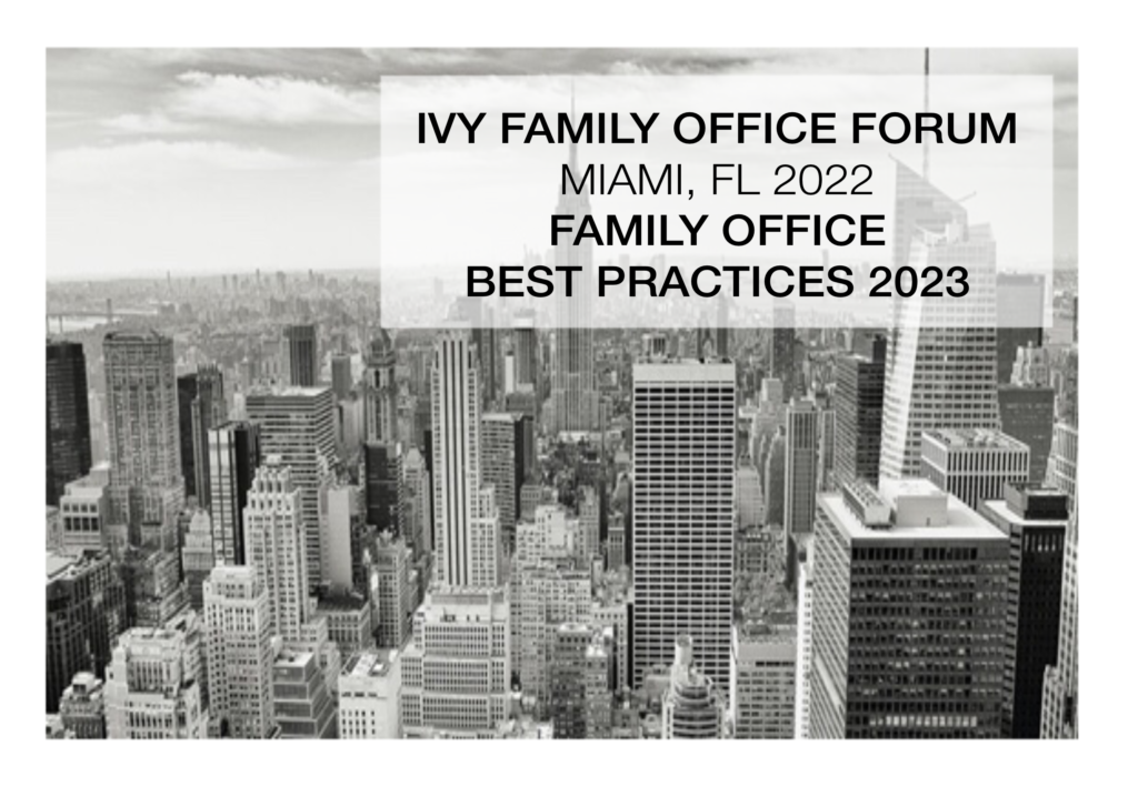 Video IVYFON Family office best practices 2023 Family Office Doctor